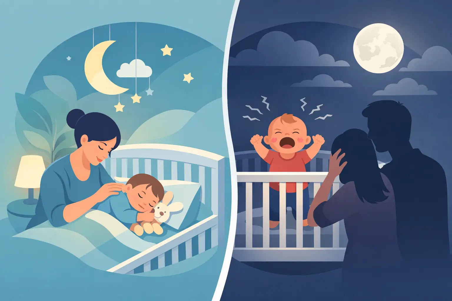 Gentle Sleep Training Versus Cry It Out